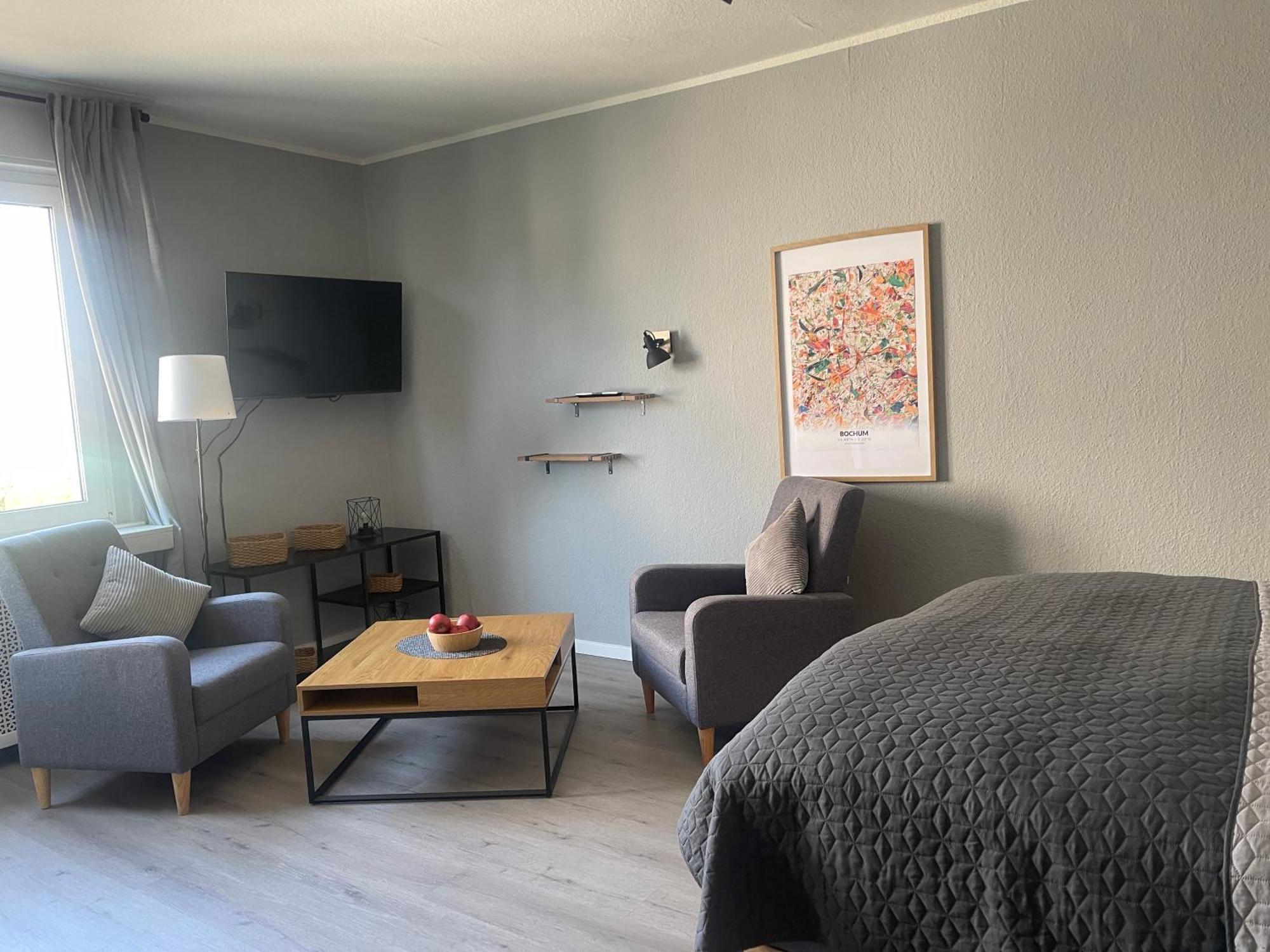 Schoenes Appartement Am Stadtpark Bochum Bagian luar foto